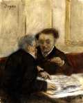 Hilaire-Germain-Edgar Degas - At the Cafe Chвteaudun